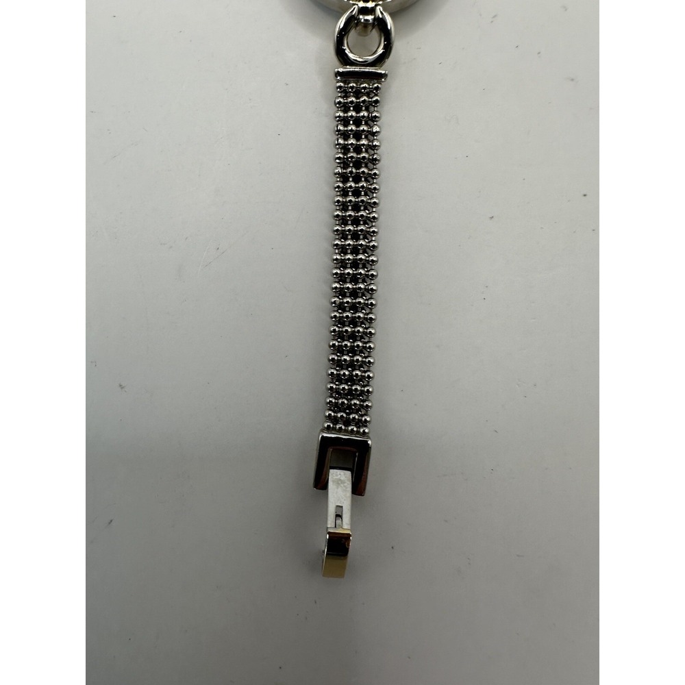 Timex Carriage C6A221 Womens Two Tone Silver Gold New Battery Watch 24MM 7.75" V - Picture 9 of 11